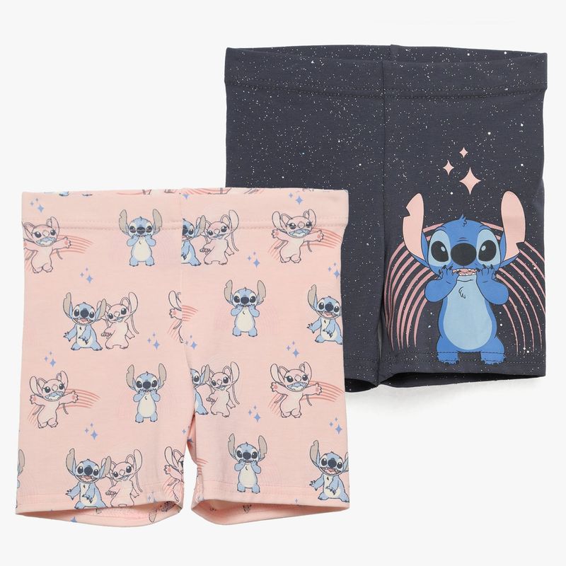 DISNEY - Calza Niña Pack X2 Algodón Lilo Y Stitch