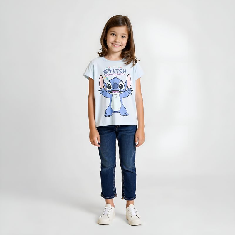 DISNEY - Polo Niña Pack X3 Algodón Lilo Y Stitch