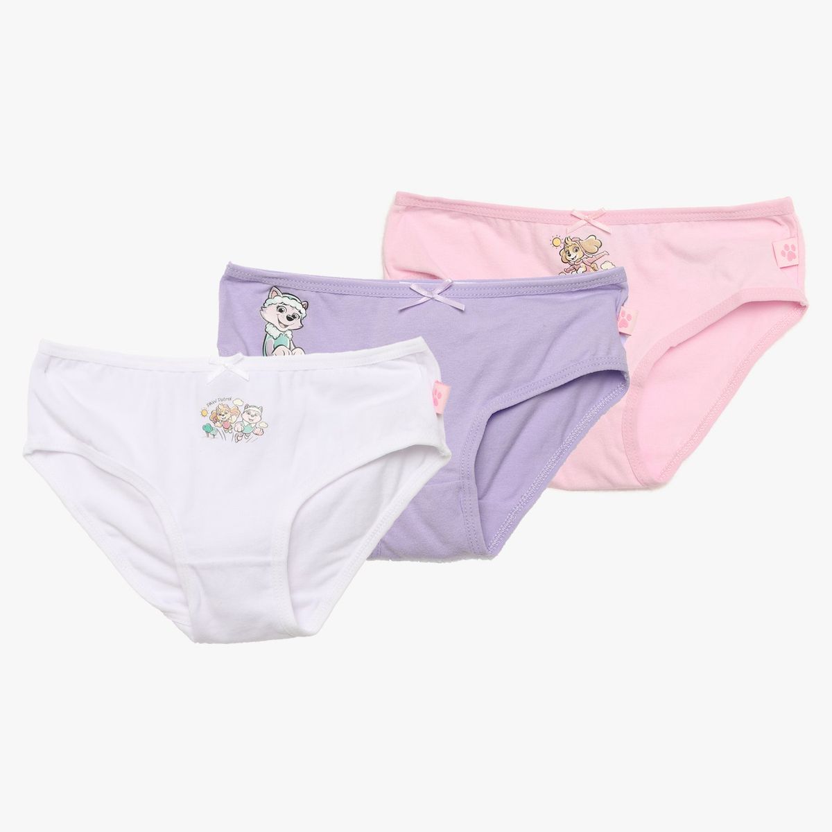 PAW PATROL - Calzones Niña Pack X3 Algodón Paw Patrol