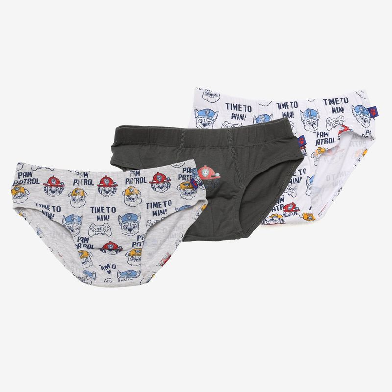 PAW PATROL - Calzoncillo Niño Pack X3 Algodón Paw Patrol