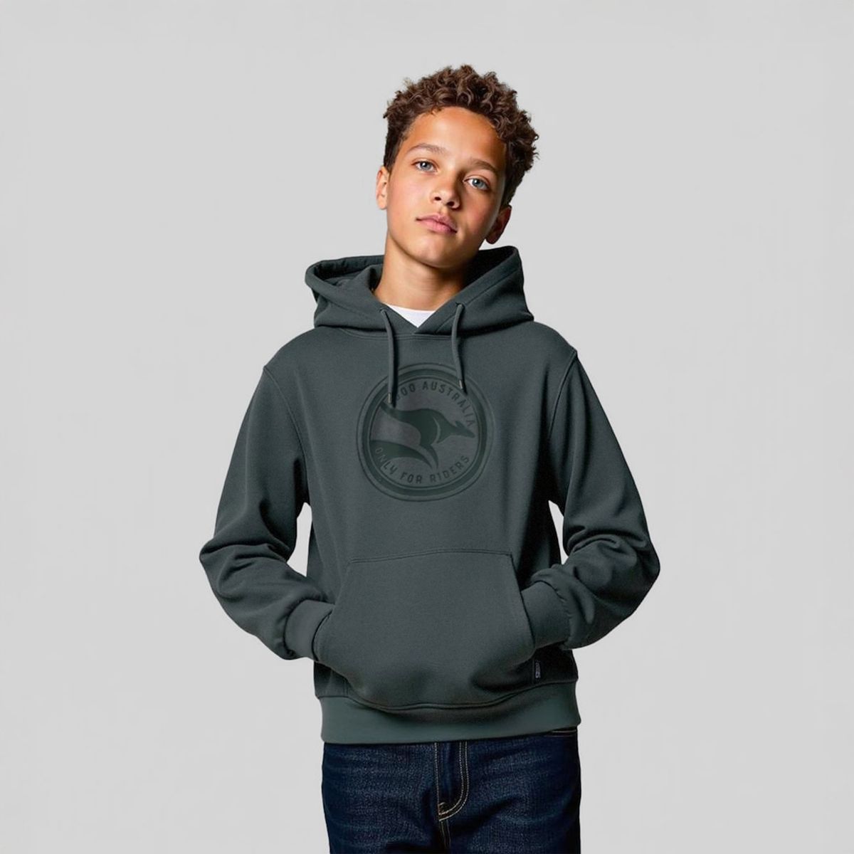 DOO AUSTRALIA - Polera Doo Australia Manga Larga Algodón Niño