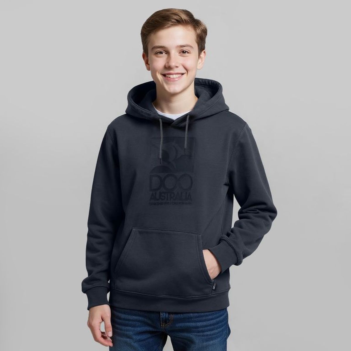 DOO AUSTRALIA - Polera Doo Australia Manga Larga Algodón Niño