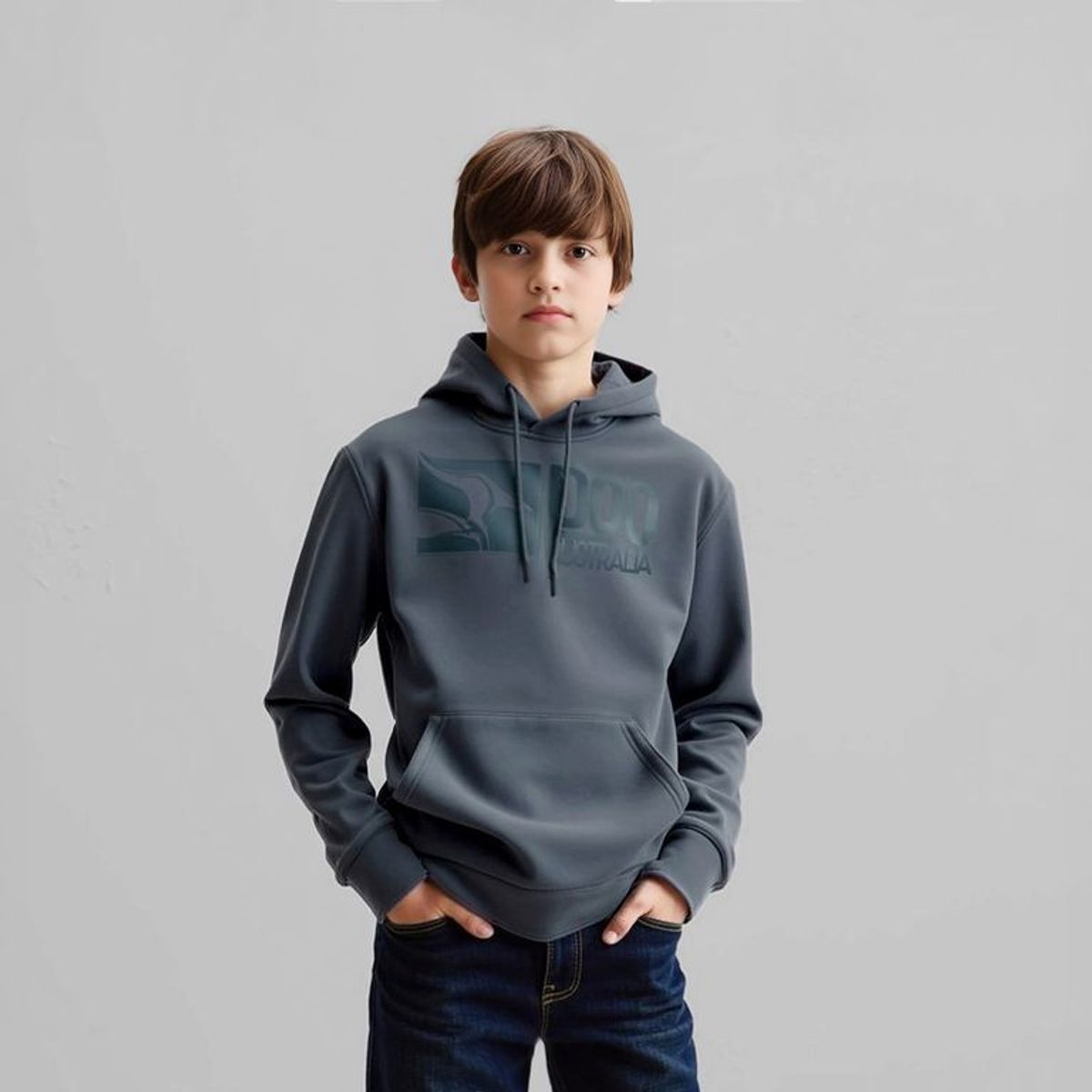 DOO AUSTRALIA - Polera Doo Australia Manga Larga Algodón Niño