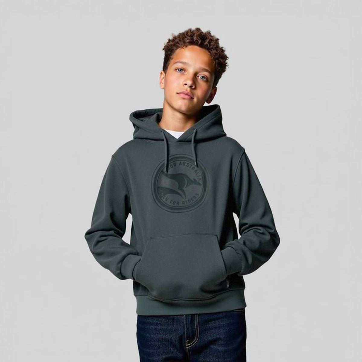 DOO AUSTRALIA - Polera Doo Australia Manga Larga Algodón Niño