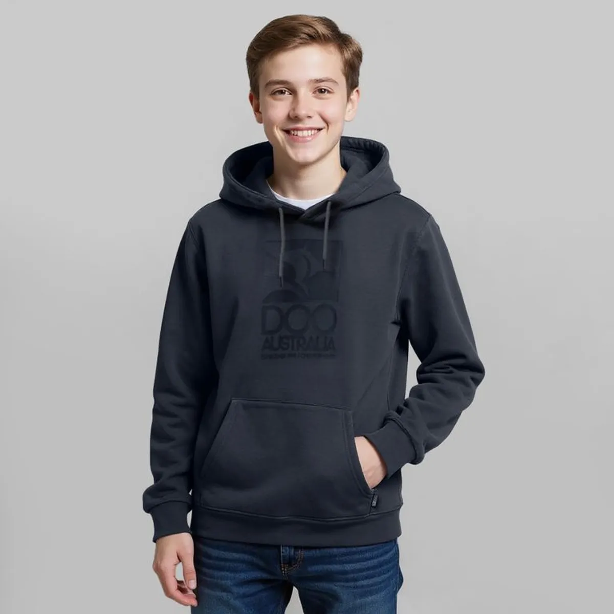 DOO AUSTRALIA - Polera Doo Australia Manga Larga Algodón Niño