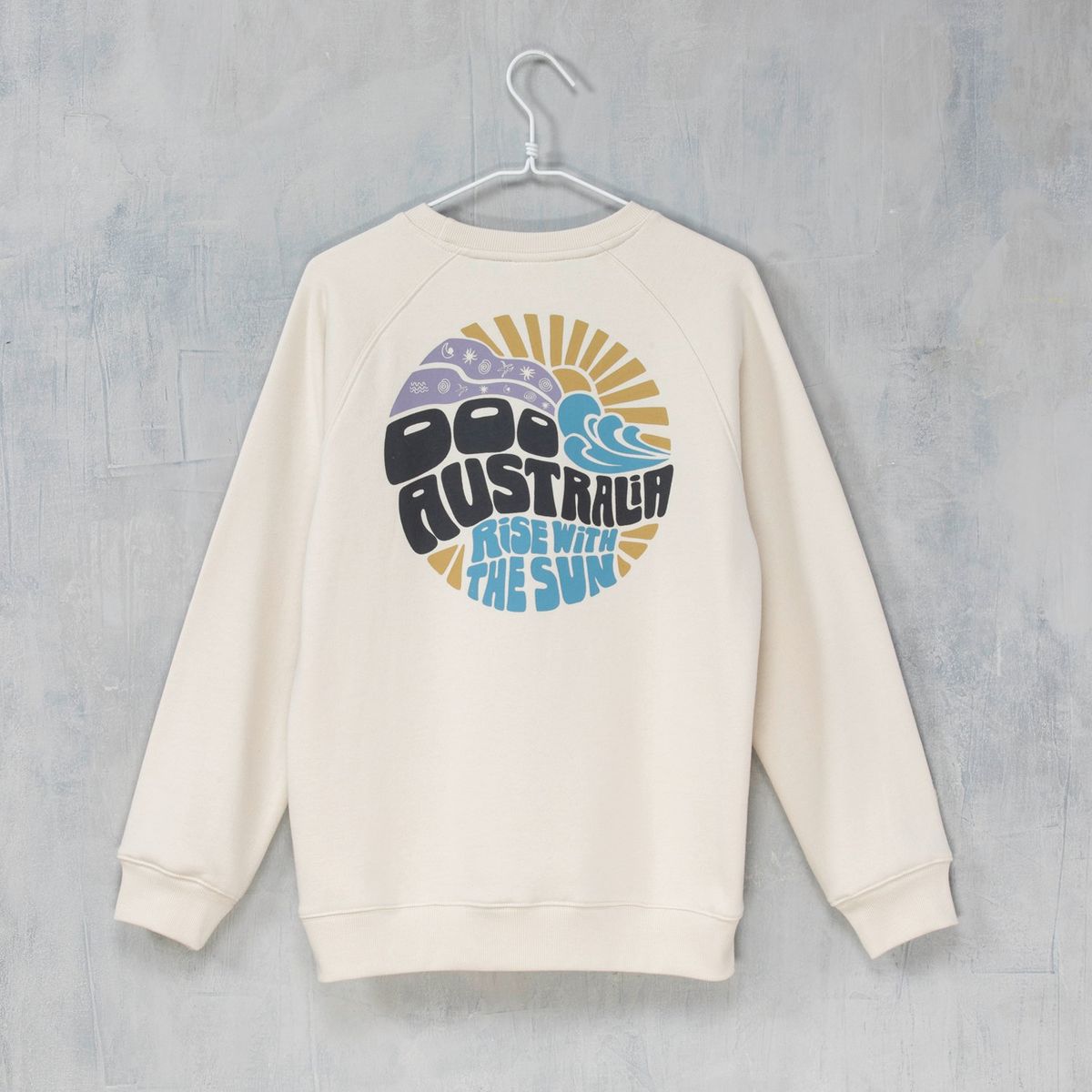 DOO AUSTRALIA - Polera Doo Australia Manga Larga Estampado Niño Algodón