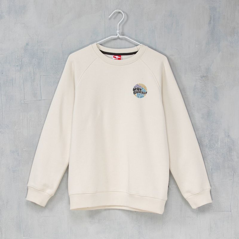 DOO AUSTRALIA - Polera Doo Australia Manga Larga Estampado Niño Algodón