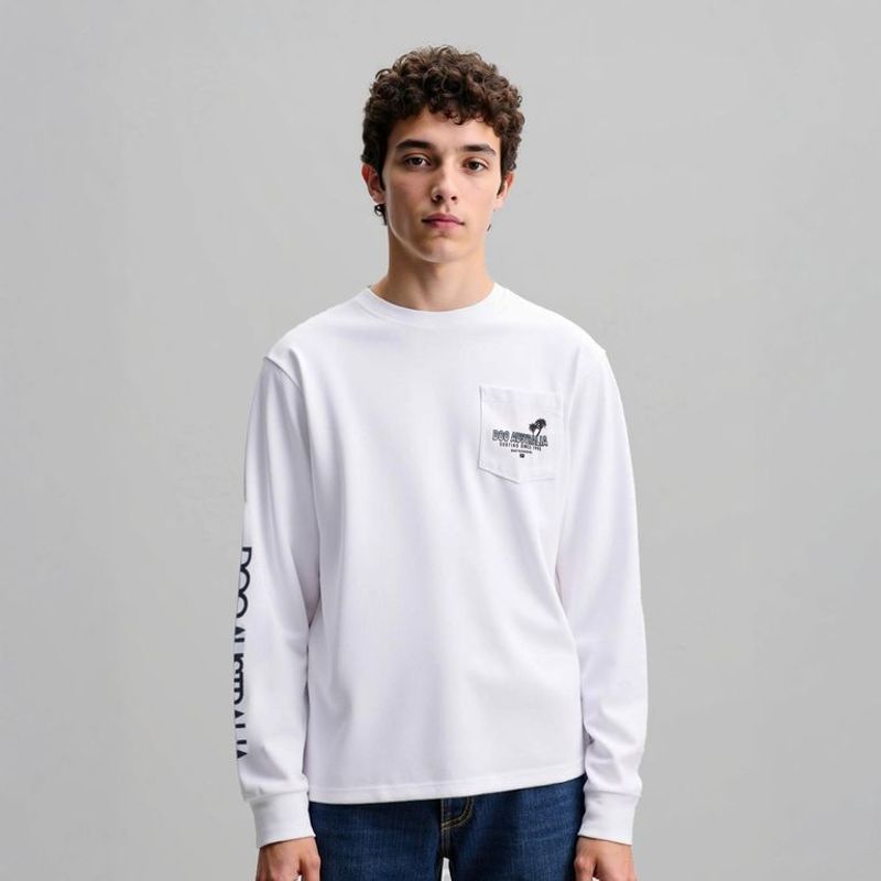 DOO AUSTRALIA - Polo Manga Larga Doo Australia Niño Algodón Estampada