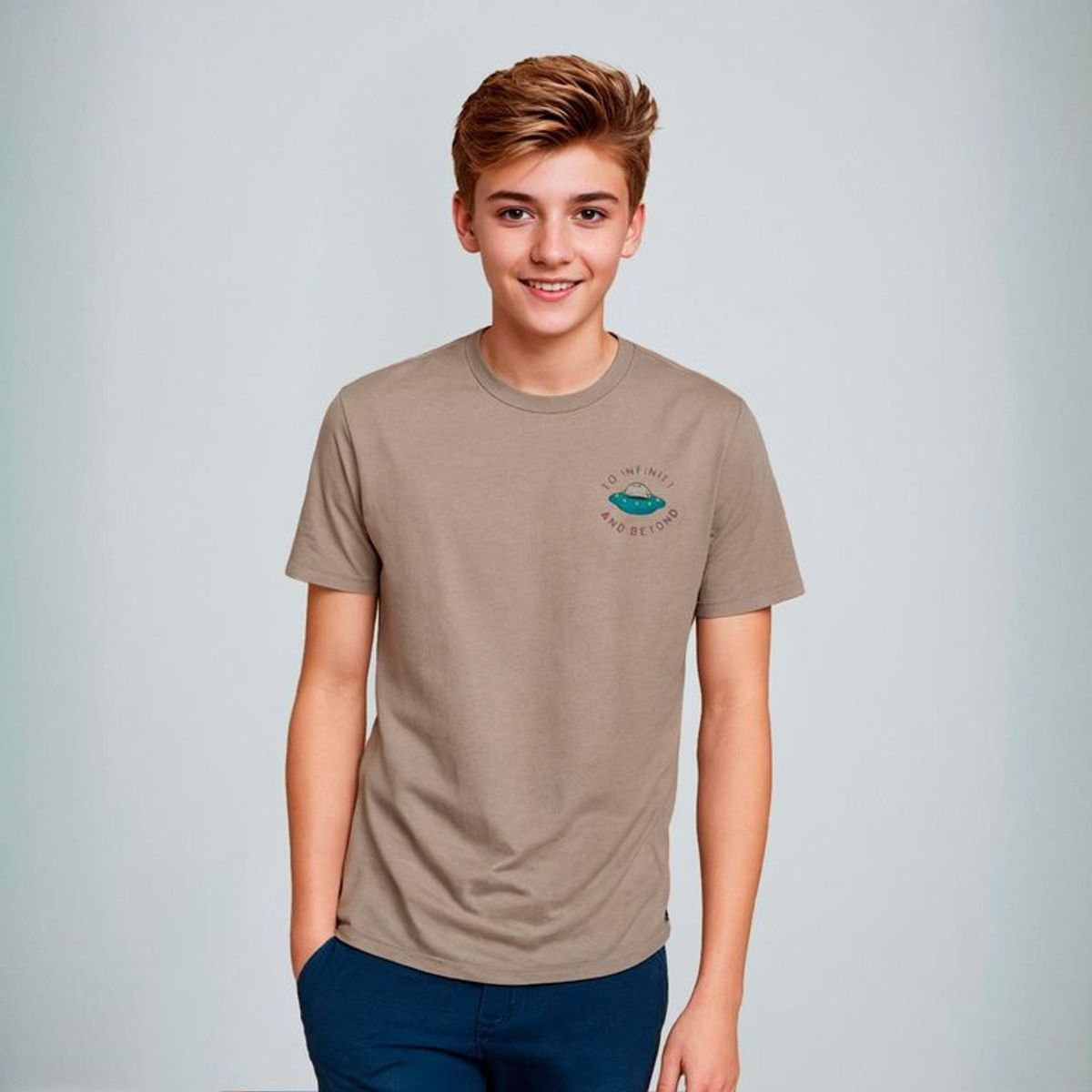 FEDERATION - Polo Federation Algodón Estampada Niño Manga Corta Casual