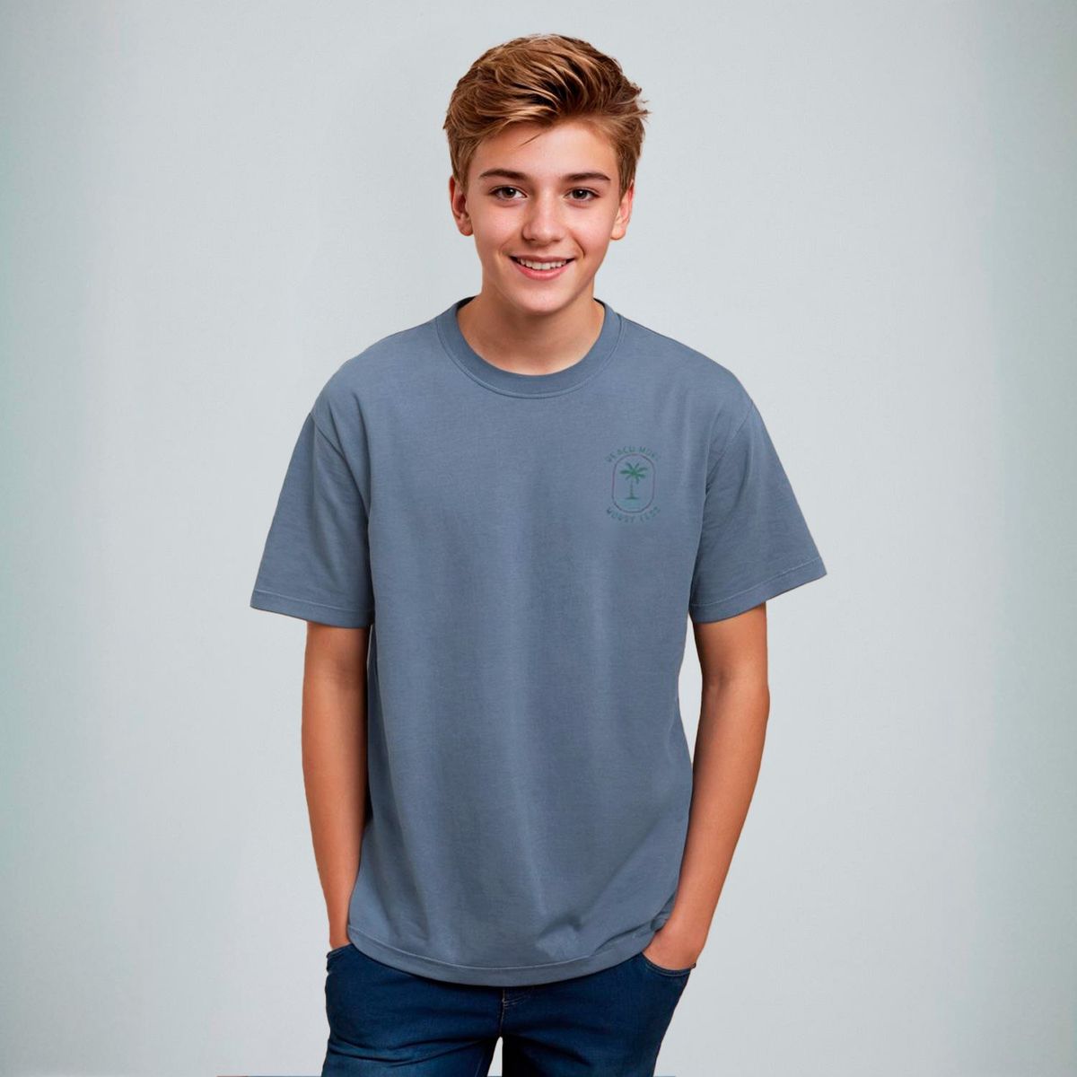 FEDERATION - Polo Federation Algodón Estampada Niño Manga Corta Casual