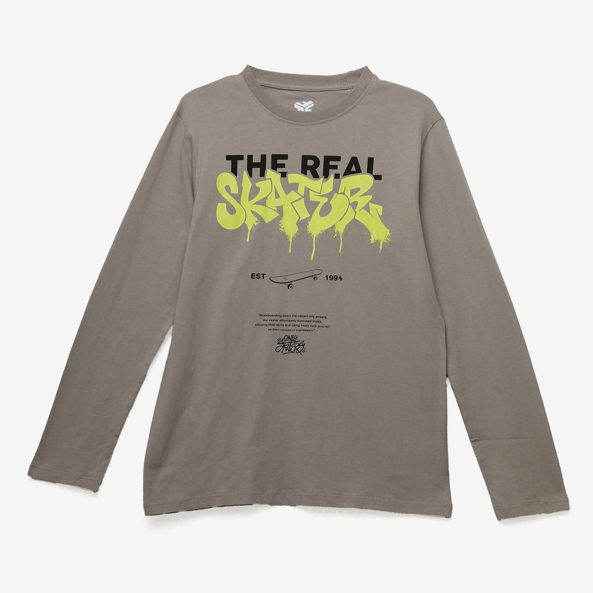 FEDERATION - Polo Federation Manga Larga Algodón Niño Estampada Casual