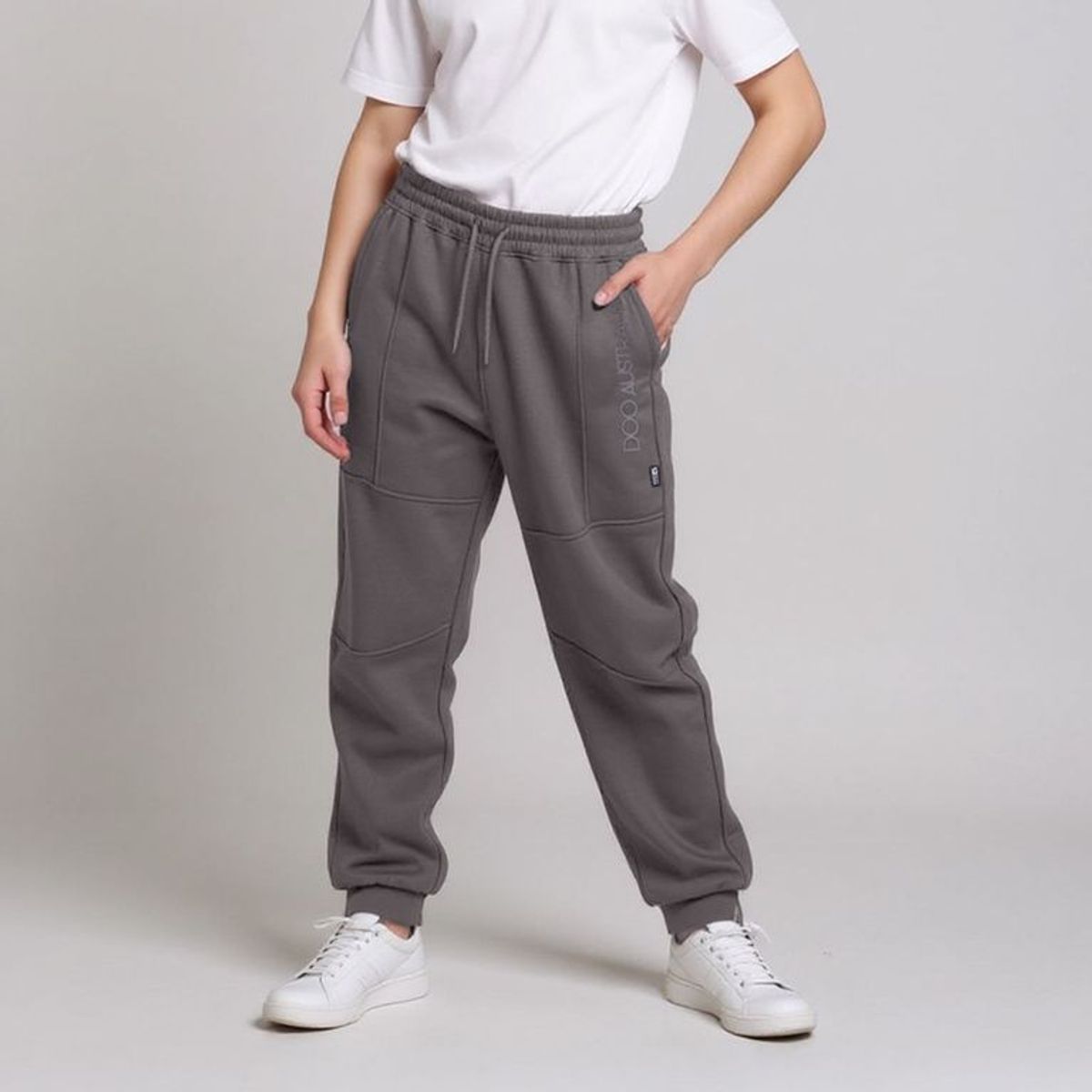 DOO AUSTRALIA - Buzo Jogger Doo Australia Algodón Poliéster Niño Gris