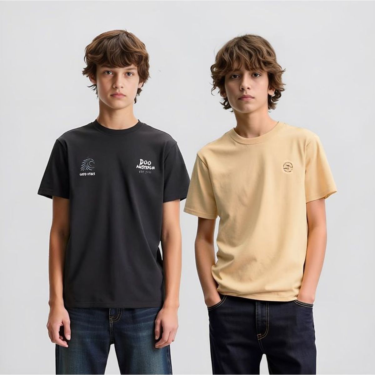 DOO AUSTRALIA - Pack 2 Polos Algodón Estampadas Doo Australia Niño