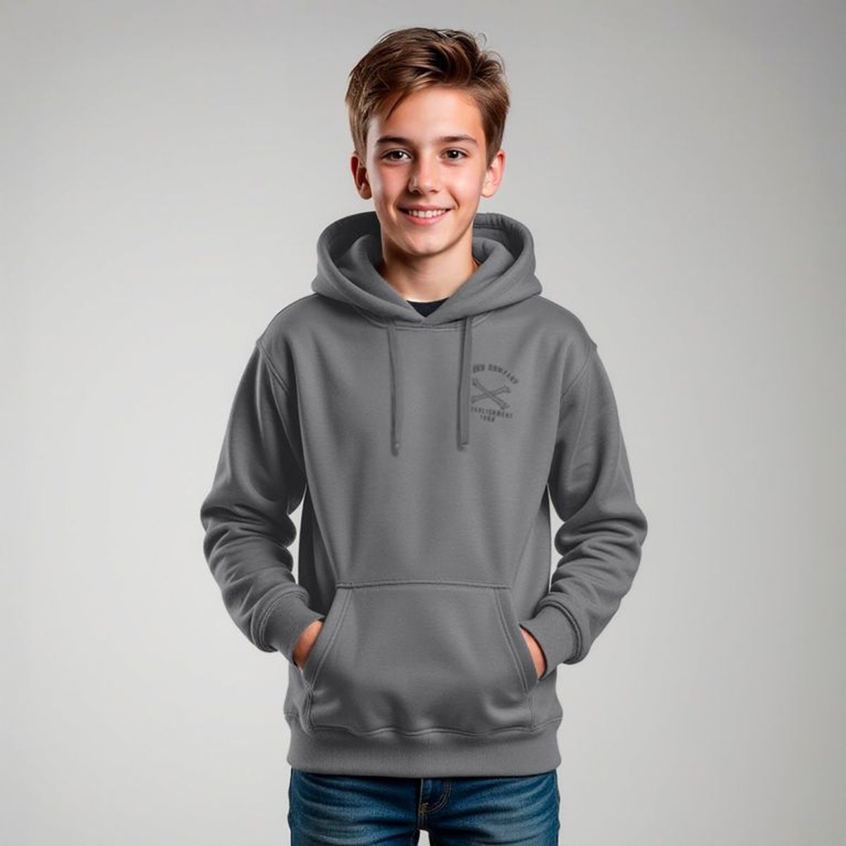 FEDERATION - Polera Federation Algodón Estampado con Gorro Niño