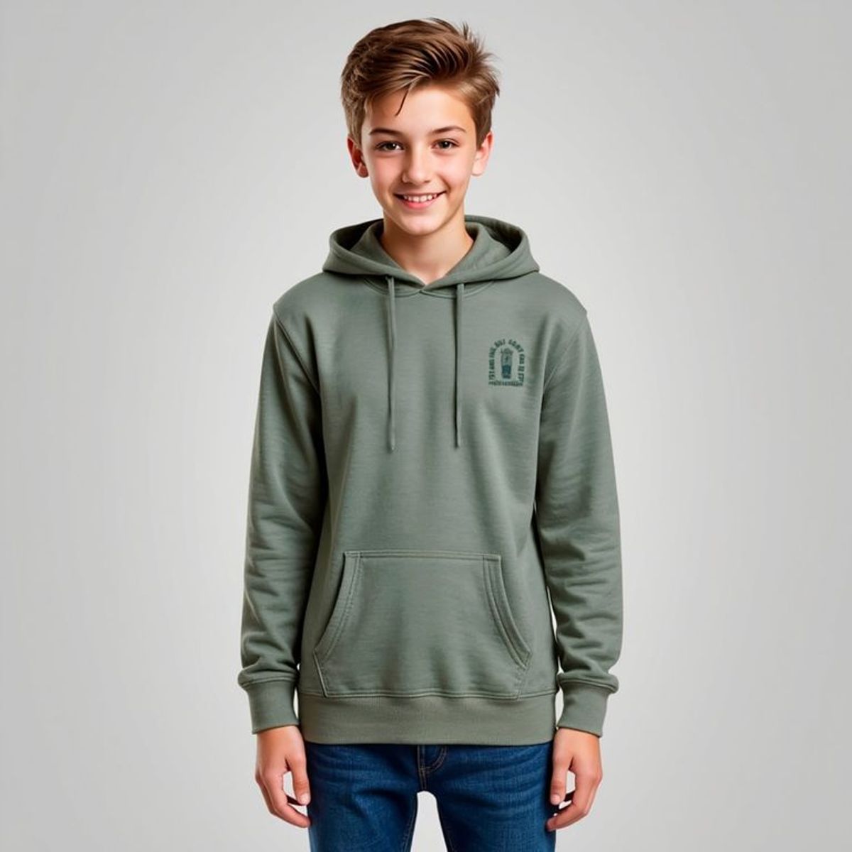 FEDERATION - Polera Federation Algodón Estampado con Gorro Niño