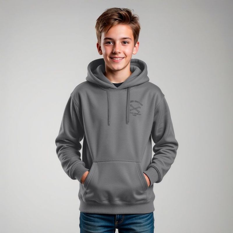 FEDERATION - Polera Federation Algodón Estampado con Gorro Niño