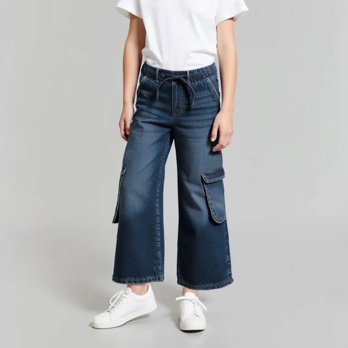 ELEVEN - Jeans Eleven Casual Wide Leg 100% Algodón Niña
