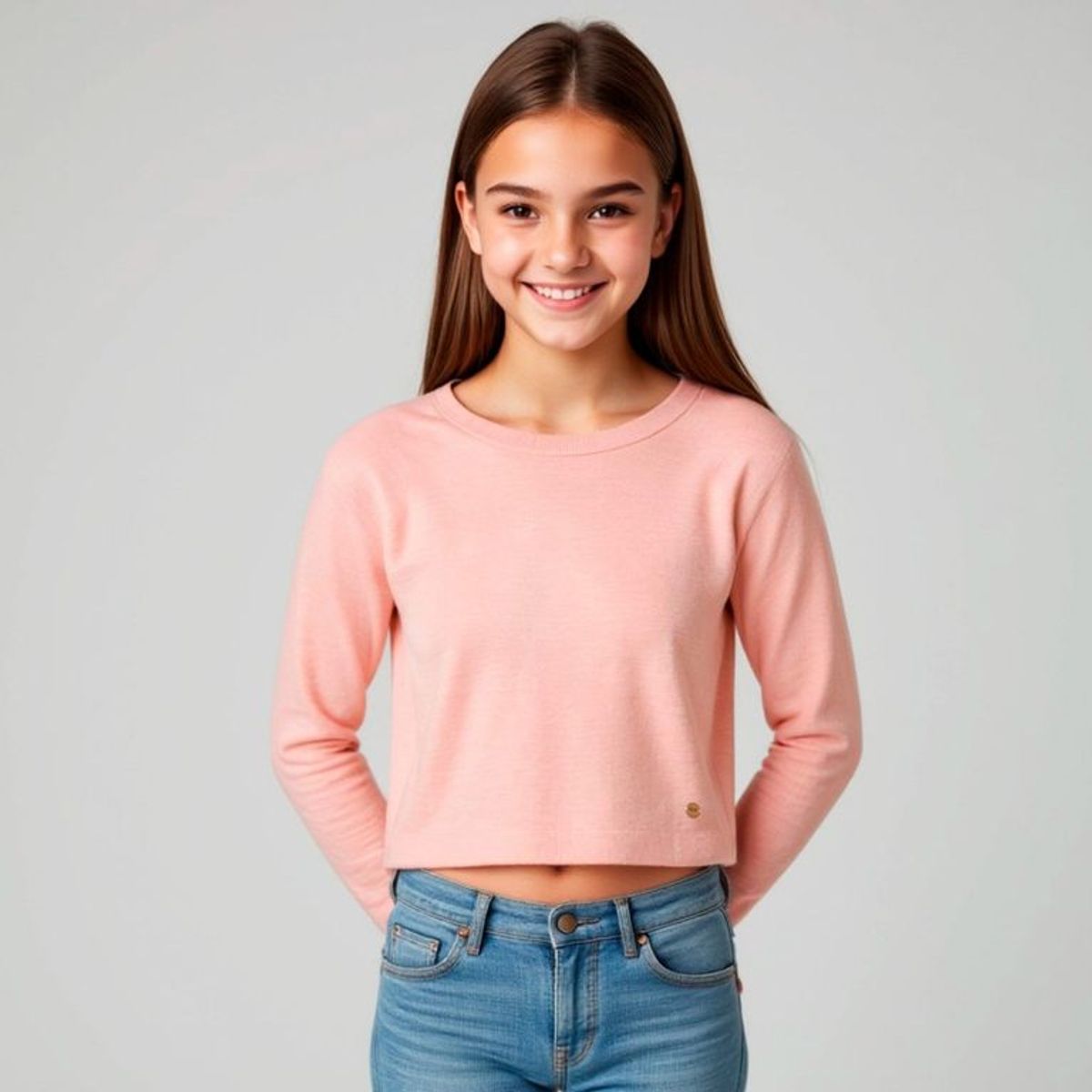 ELEVEN - Polo Eleven Casual Algodón Manga Larga Niña