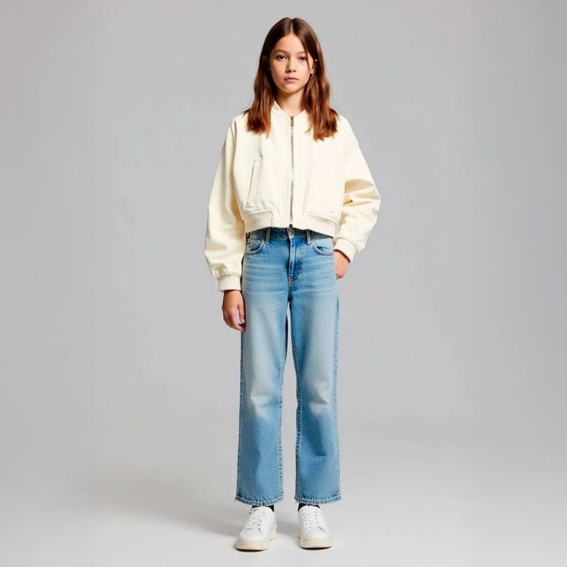 ELEVEN - Casaca Eleven Bomber Algodón Manga Larga Niña