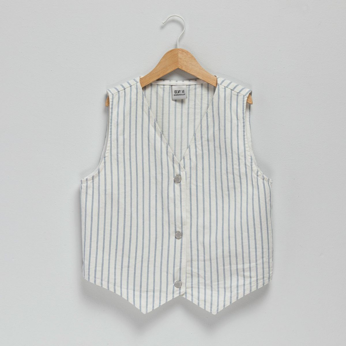 ELEVEN - Chaleco Eleven Algodón Rayas Niña Casual