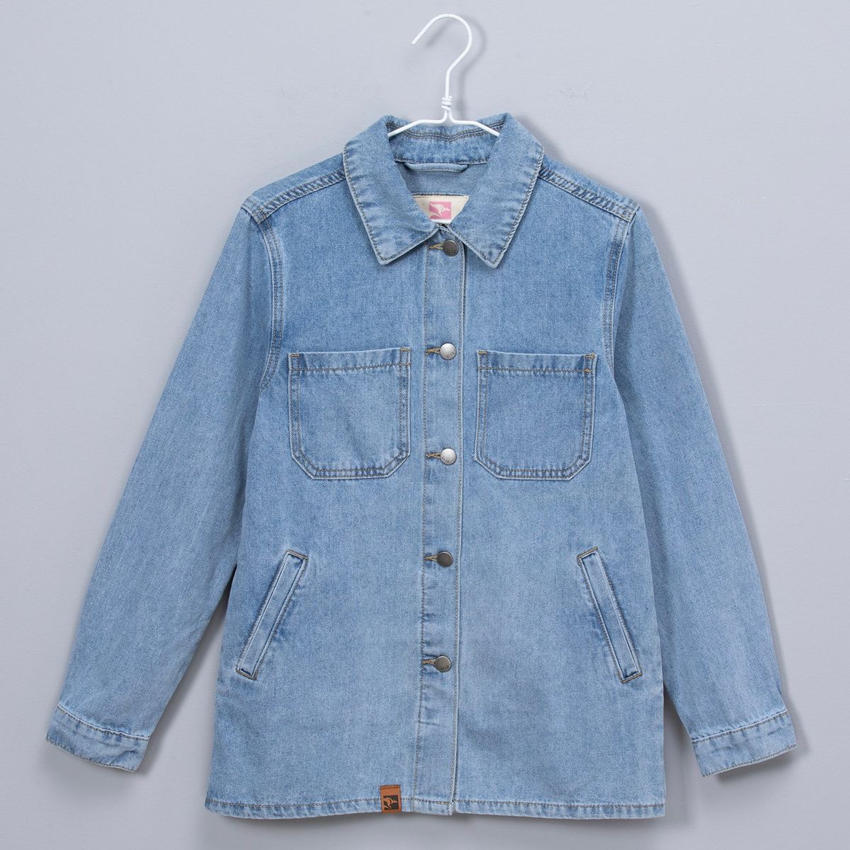 DOO AUSTRALIA - Casaca Denim Doo Australia Manga Larga Niña Algodón