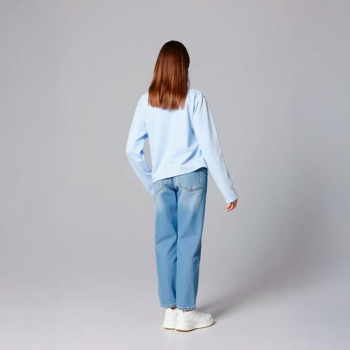 ELEVEN - Polo Casual de Algodón Manga Larga Eleven Niña Estampada