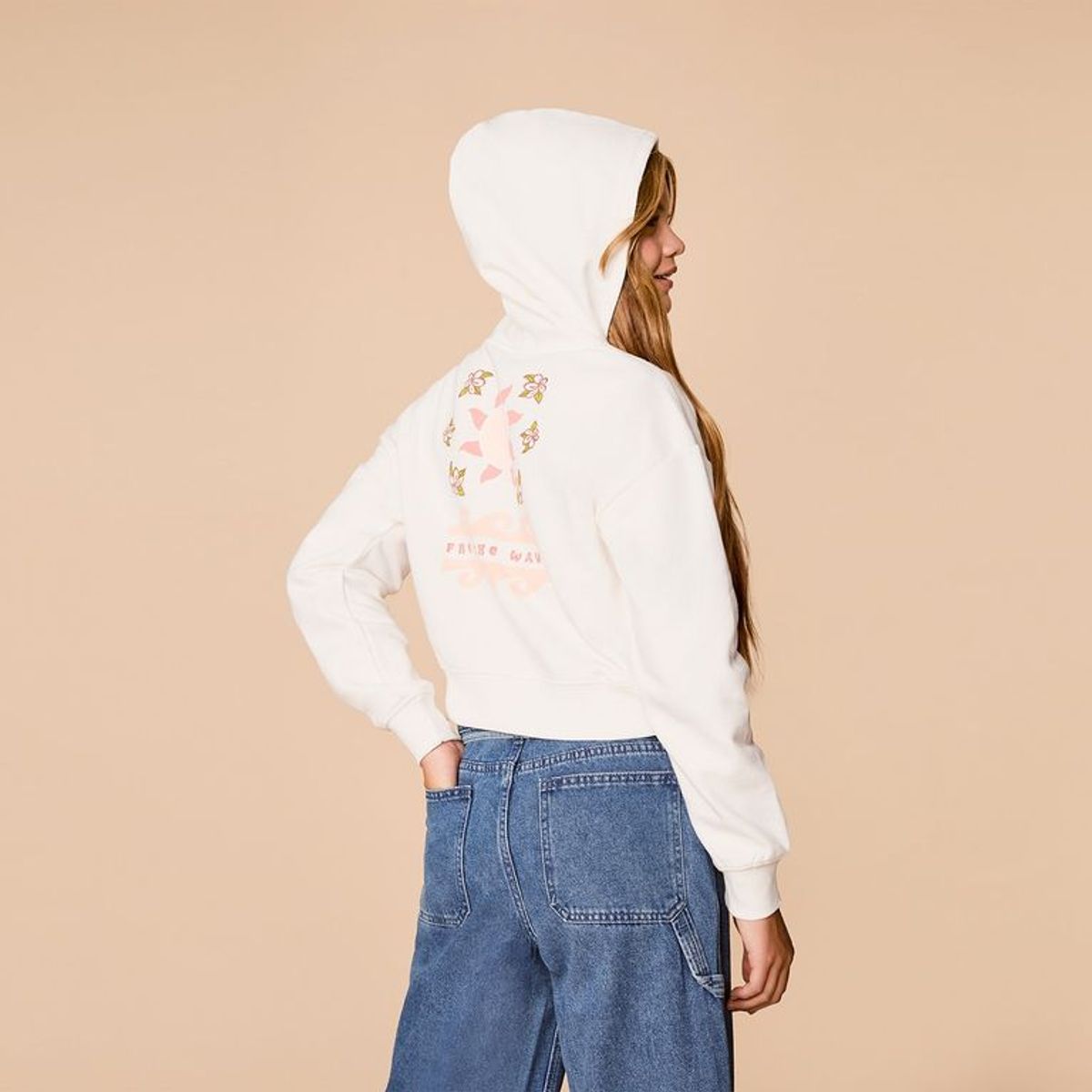 DOO AUSTRALIA - Polera Doo Australia Algodón Estampado Niña Manga Larga