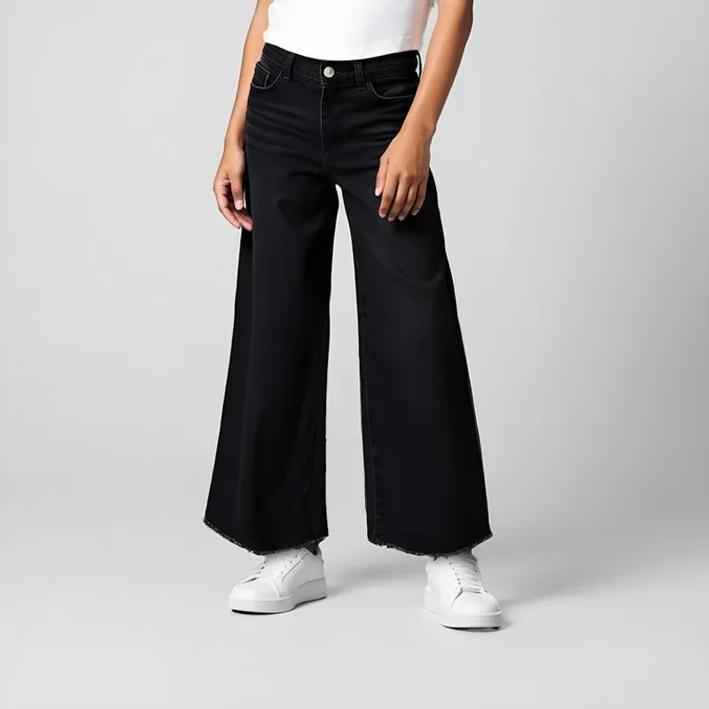 ELEVEN - Jean Culotte Niña Algodón Tiro Medio Eleven