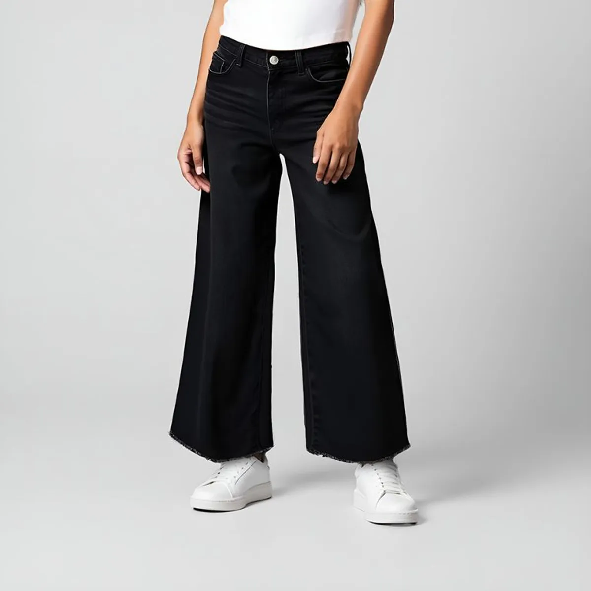 ELEVEN - Jean Culotte Niña Algodón Tiro Medio Eleven