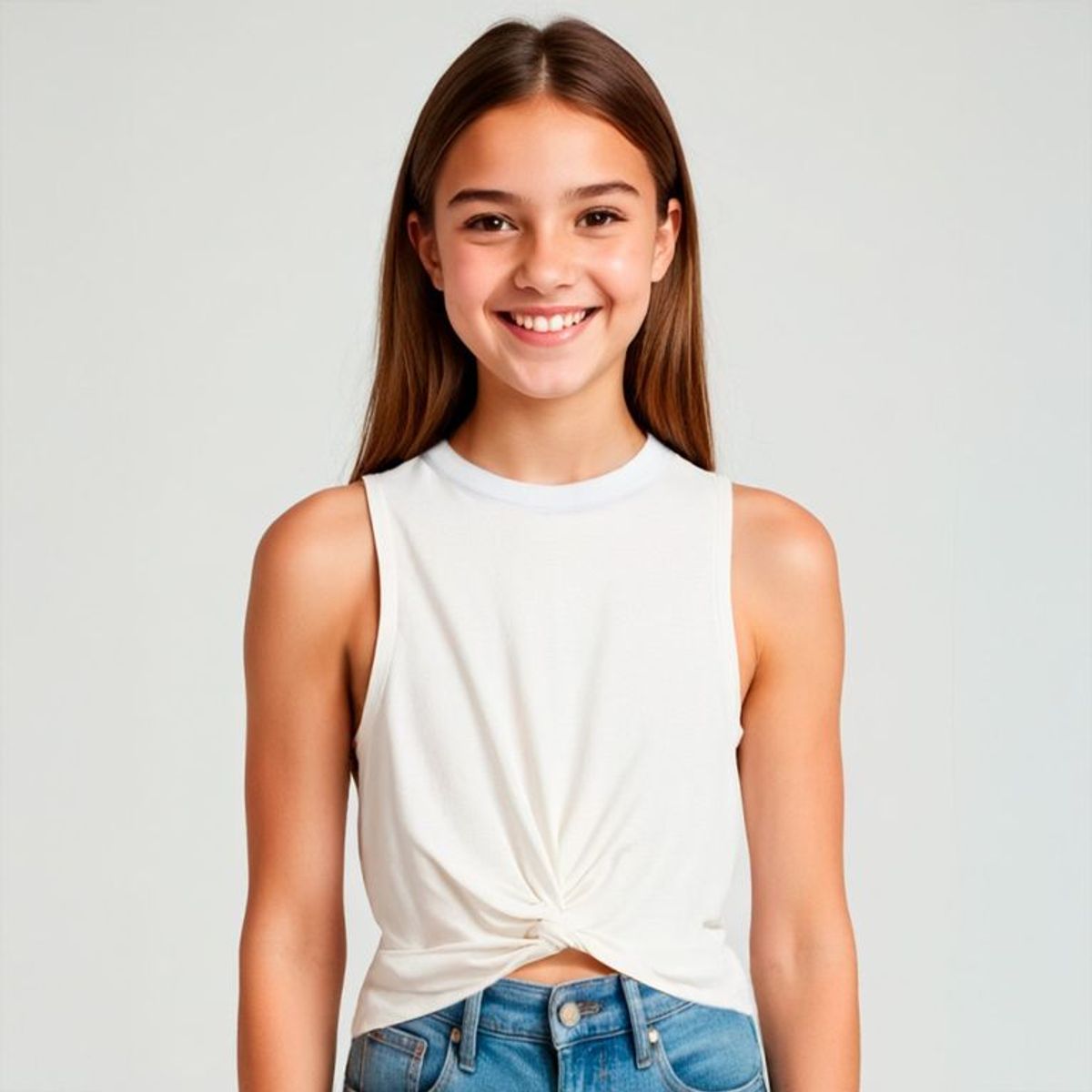 ELEVEN - Polo Eleven Niña Algodón Estampada sin Mangas