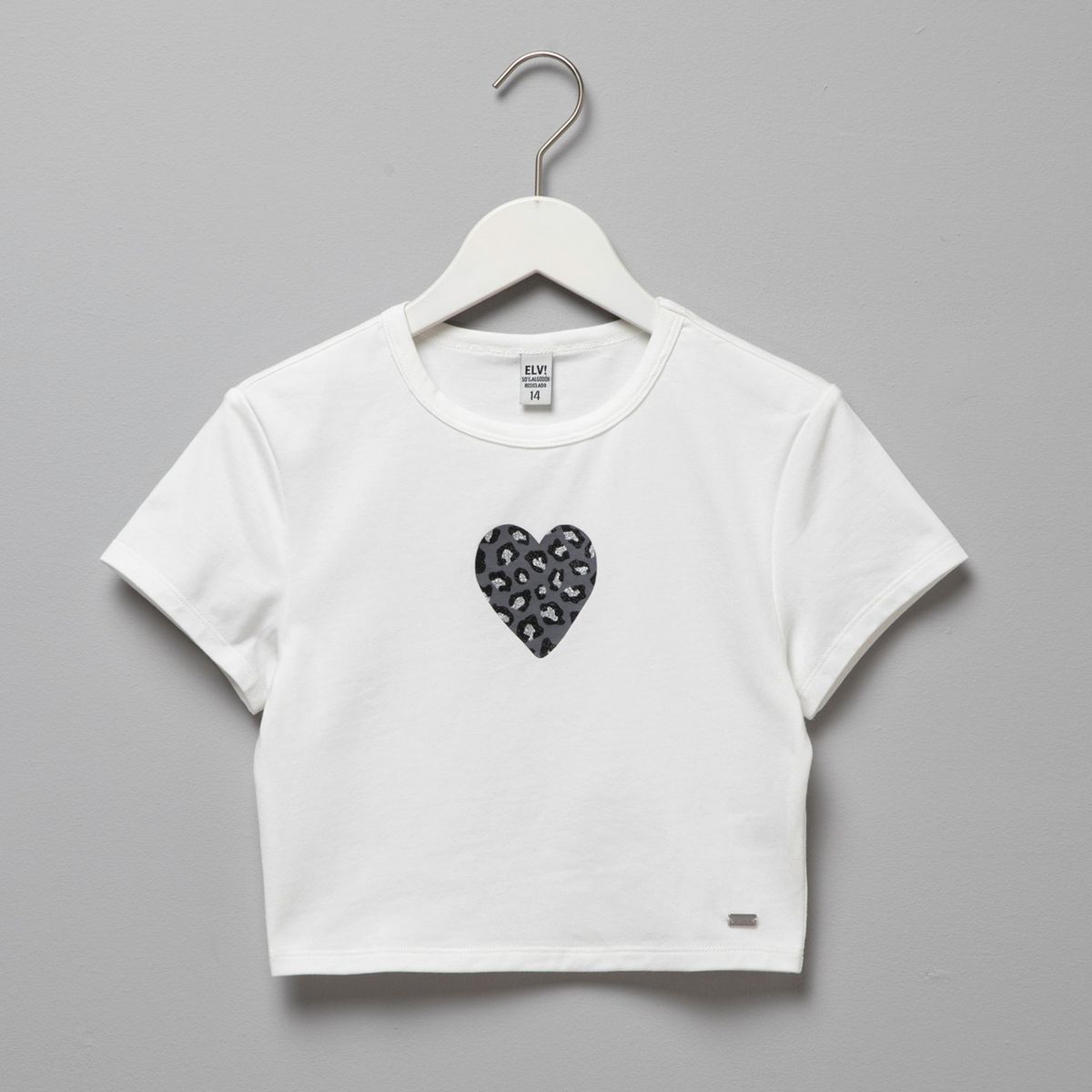 ELEVEN - Polo Eleven Crop Fit Niña Algodón Estampado Corazón