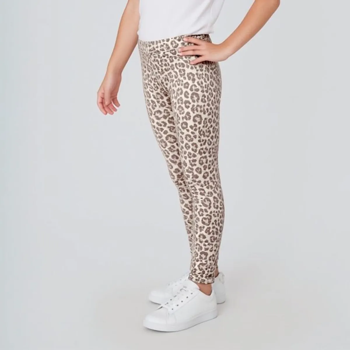 ELEVEN - Pack de 2 Leggins Eleven Niña Tiro Medio Algodón Estampado