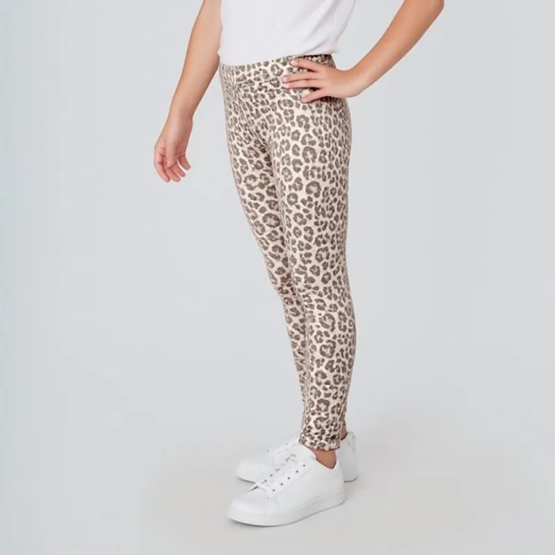 ELEVEN - Pack de 2 Leggins Eleven Niña Tiro Medio Algodón Estampado