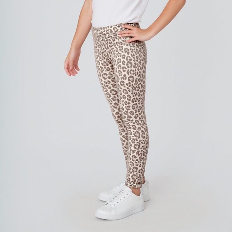 ELEVEN - Pack de 2 Leggins Eleven Niña Tiro Medio Algodón Estampado