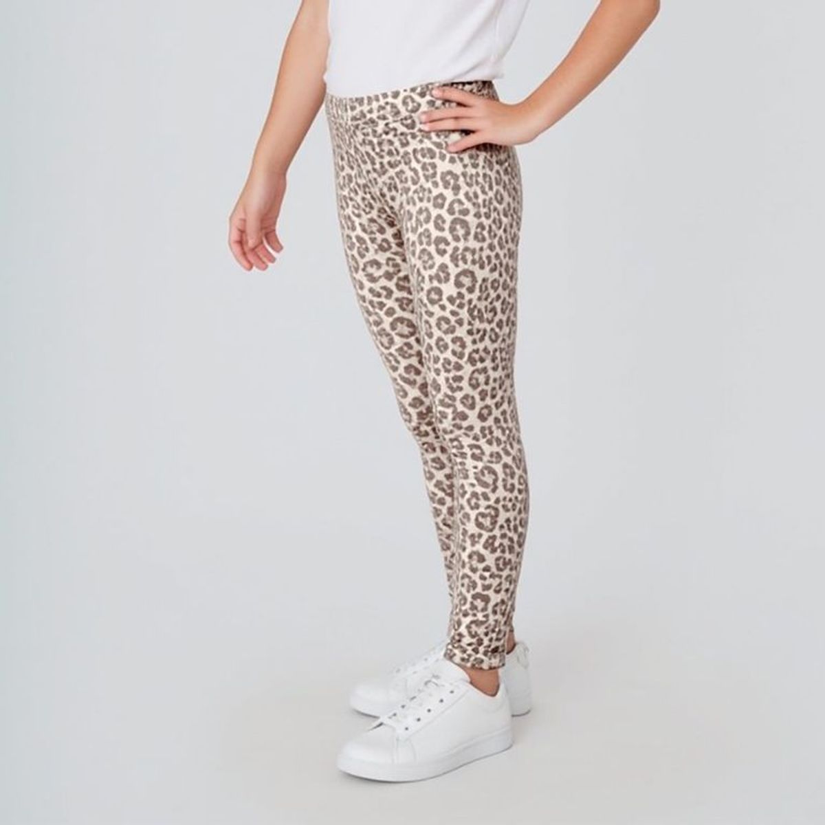 ELEVEN - Pack de 2 Leggins Eleven Niña Tiro Medio Algodón Estampado