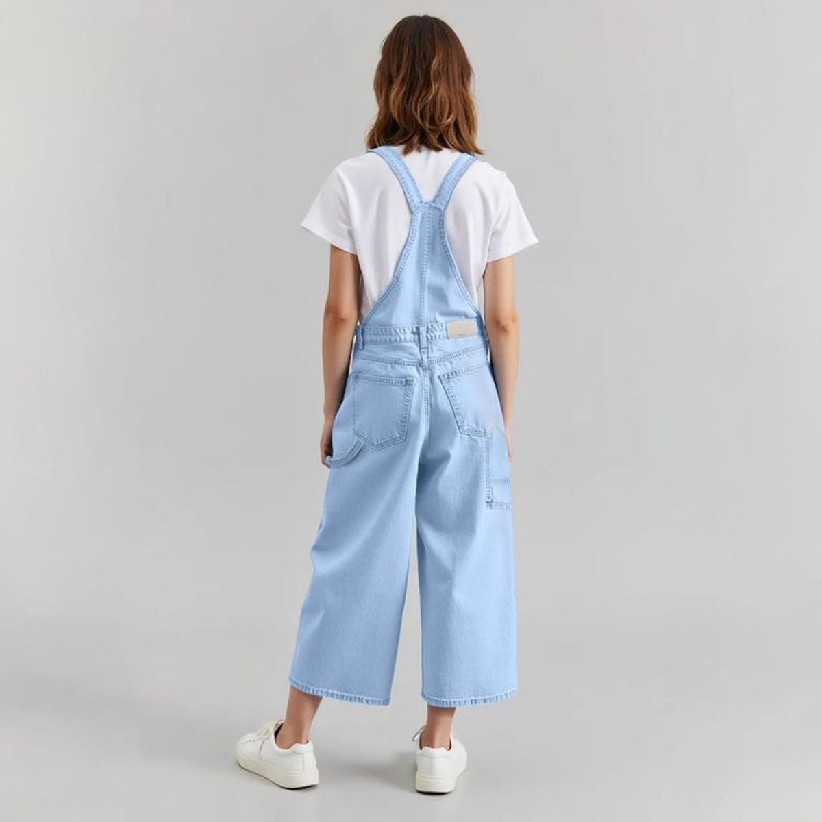 ELEVEN - Overol Eleven Casual Algodón Niña Diseño Liso