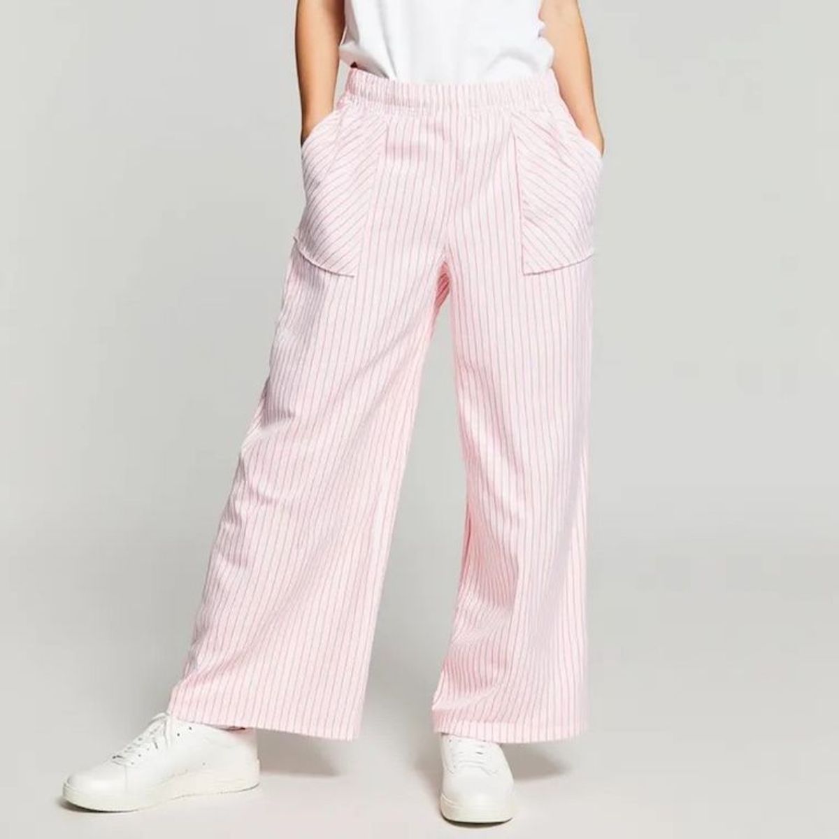 ELEVEN - Pantalón Eleven Casual Culotte Rayas Niña Poliéster Algodón