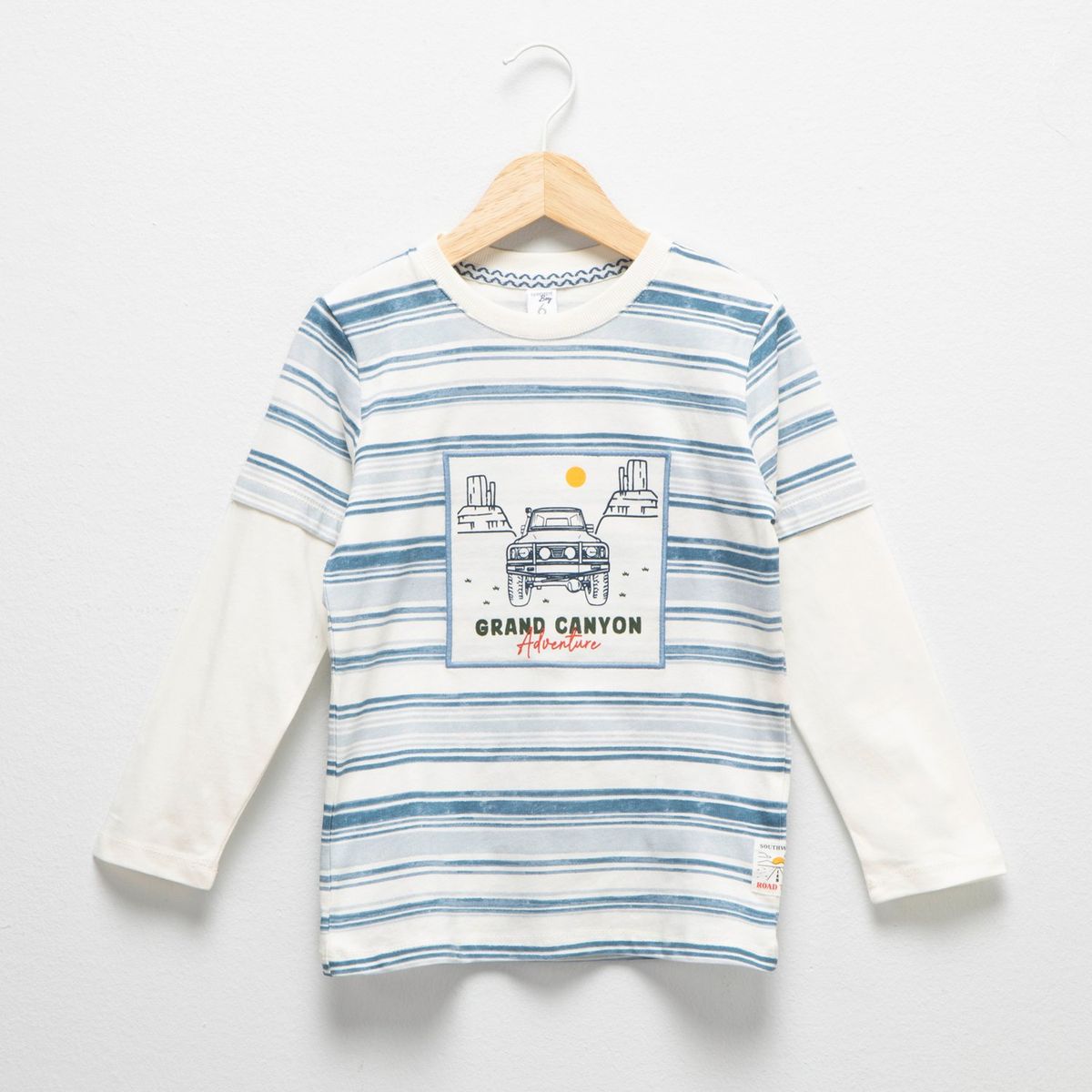 YAMP - Polo Yamp Algodón Doble Manga Niño Estampada