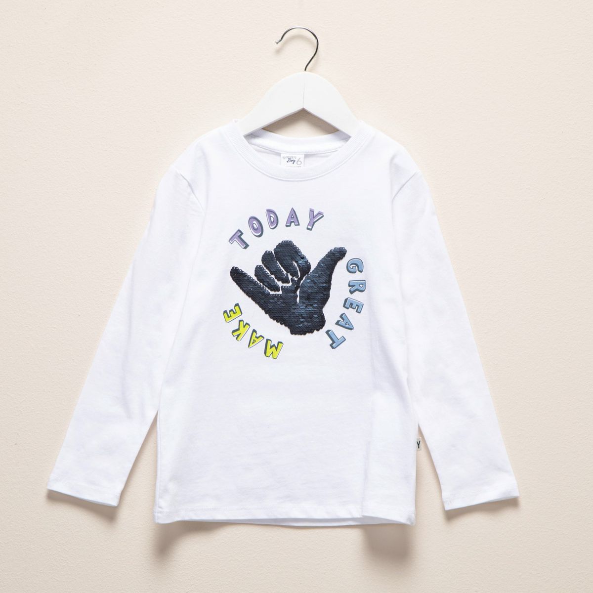 YAMP - Polo Manga Larga Yamp Algodón Estampada Niño