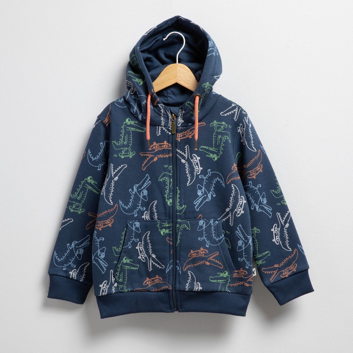 YAMP - Polera con Capucha Yamp Estampado Niño