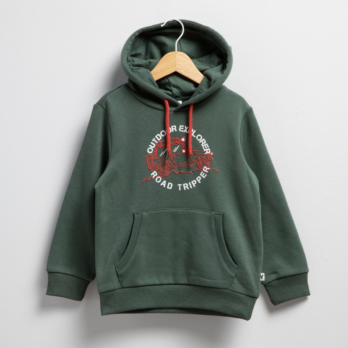 YAMP - Polera con Capucha Yamp Estampado Niño