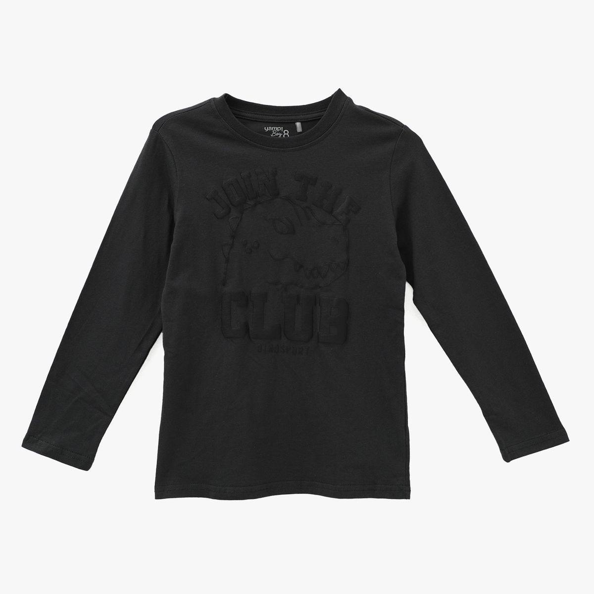 YAMP - Polo Manga Larga Algodón Yamp Estampada Casual Niño