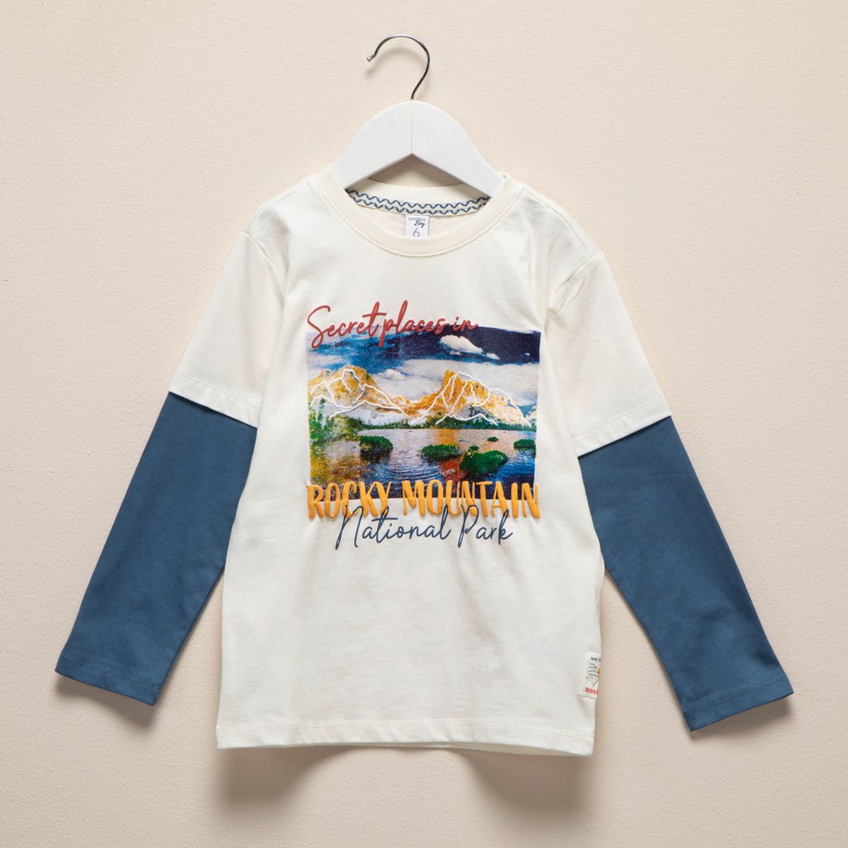 YAMP - Polo Yamp Algodón Doble Manga Estampada Niño