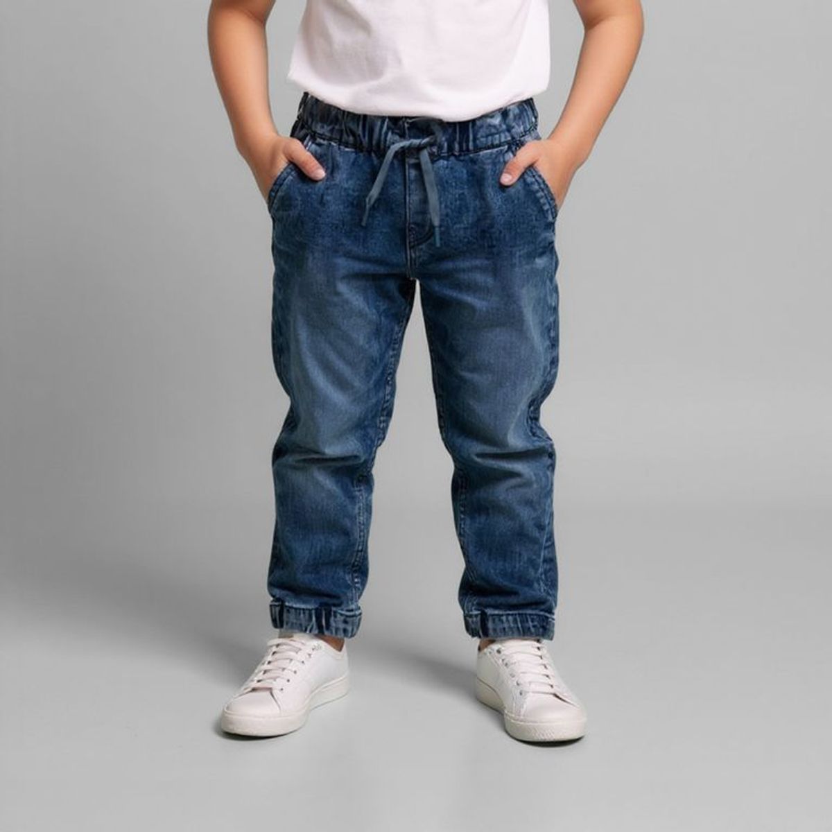 YAMP - Jeans Yamp Casual Jogger Denim Niño Algodón