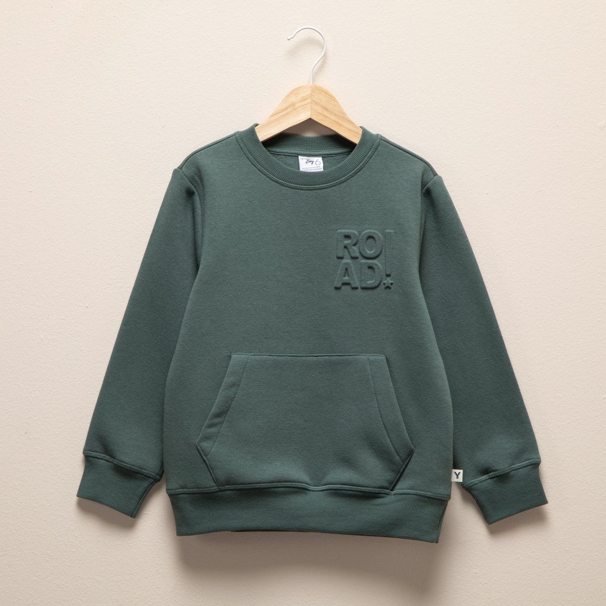 YAMP - Polera Afranelado Yamp Niño Manga Larga Casual