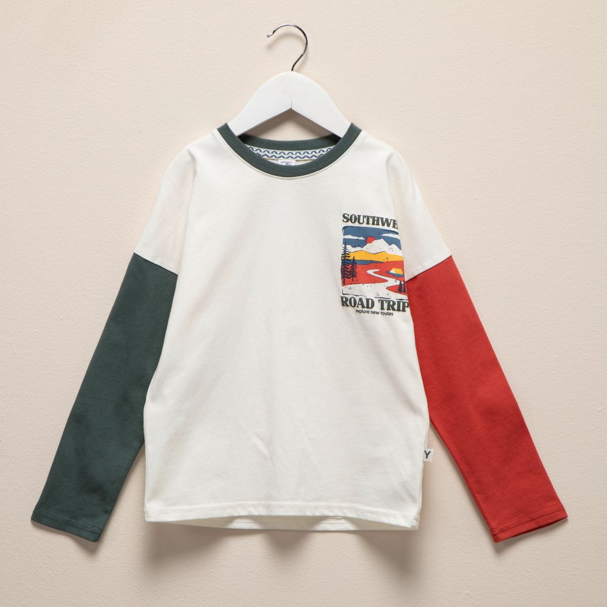 YAMP - Polo Manga Larga Algodón Estampada Niño Yamp