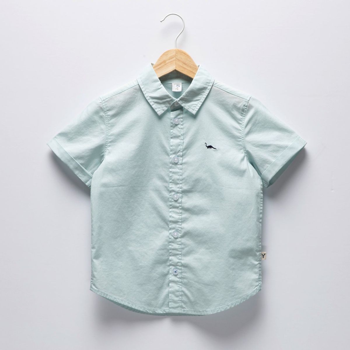 YAMP - Camisa Yamp Estampada Manga Corta Algodón Niño