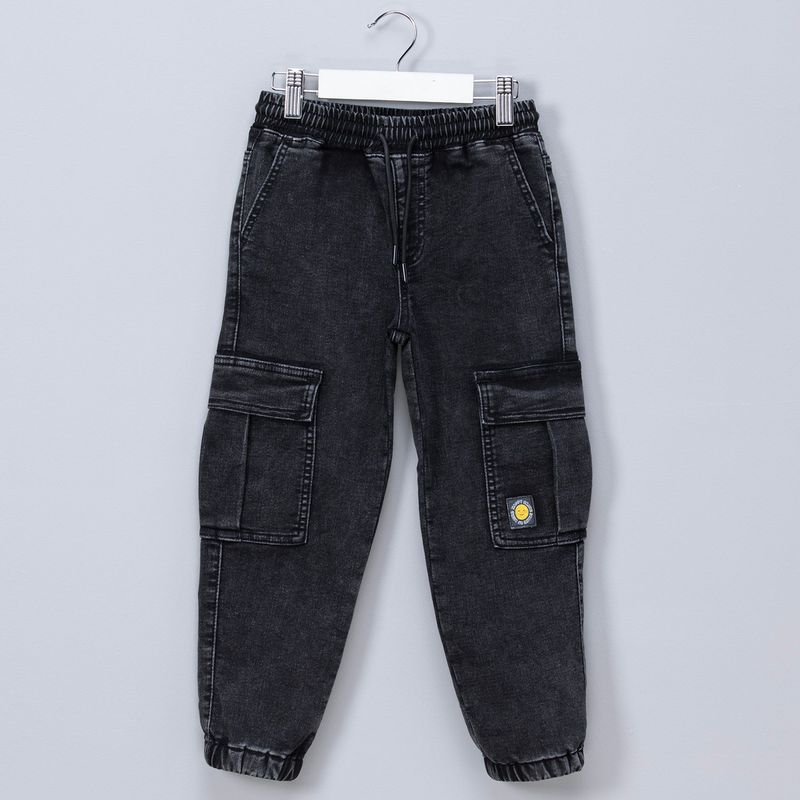 YAMP - Jeans Jogger Denim Yamp Niño Cintura Elásticada