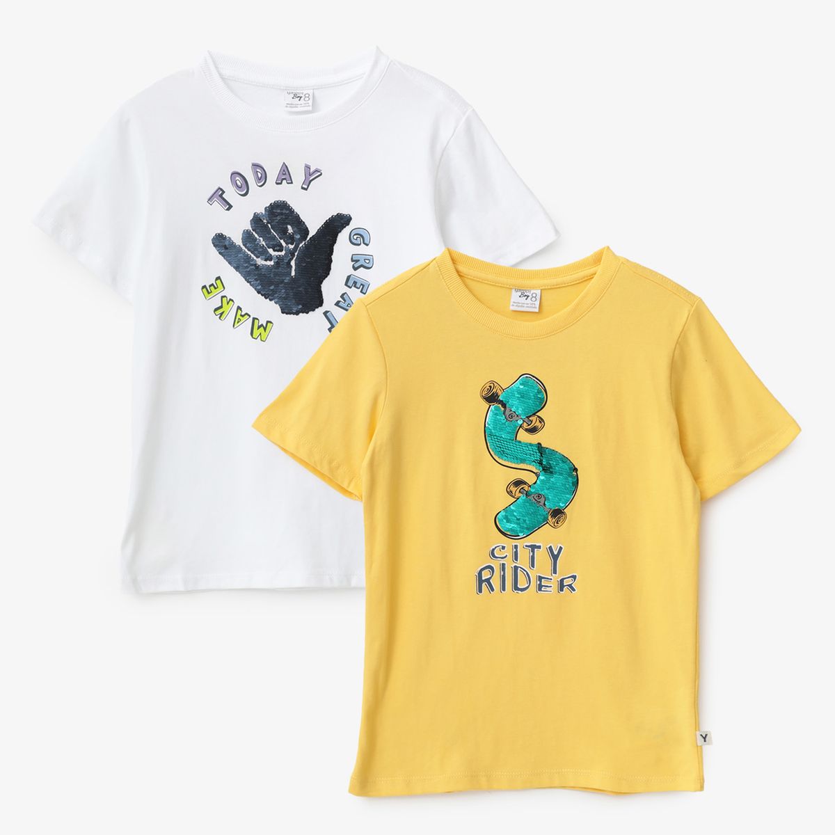 YAMP - Polo Niño Pack X2 Algodón Yamp