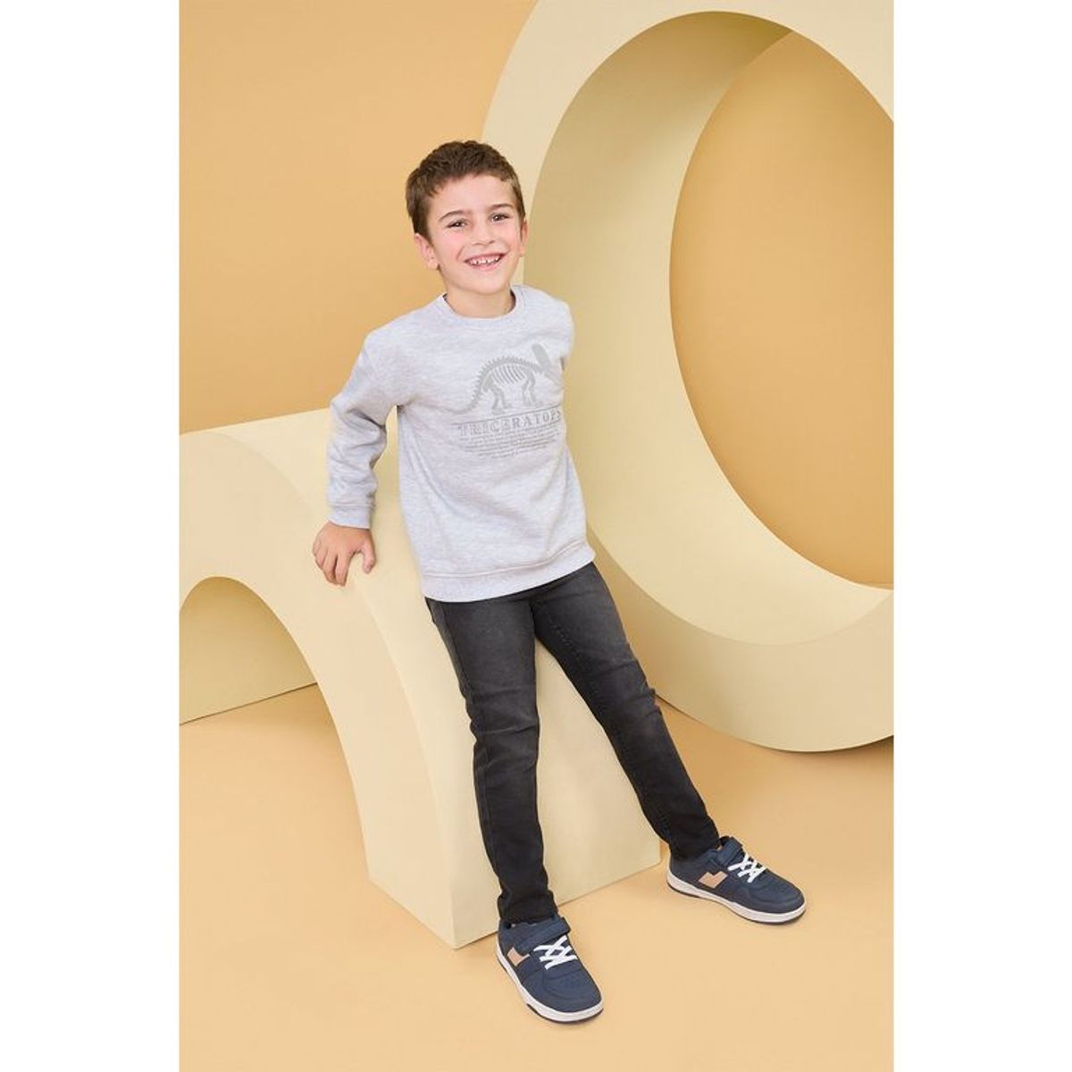 YAMP - Polera Yamp Manga Larga Niño Estampado